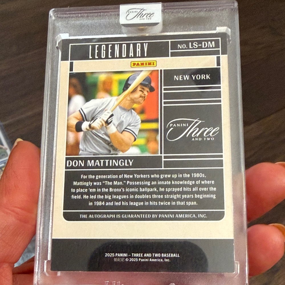 Don Mattingly Auto to 32 w Yankee Lot Baseball Sportscards Trading Panini 
Topps - Picture 8 of 15